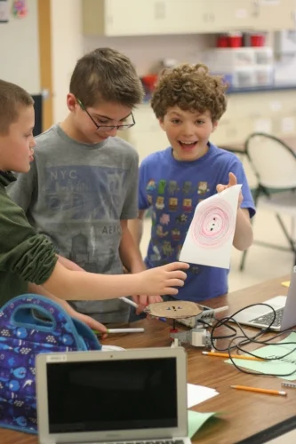  Explorers psyched about STEM! 
