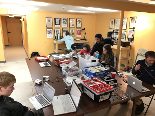 Three microcontroller projects in full swing