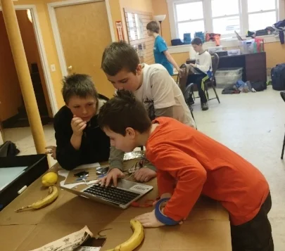  After designing a Mario controller, these students decided to hack the code and make Mario fly! 
