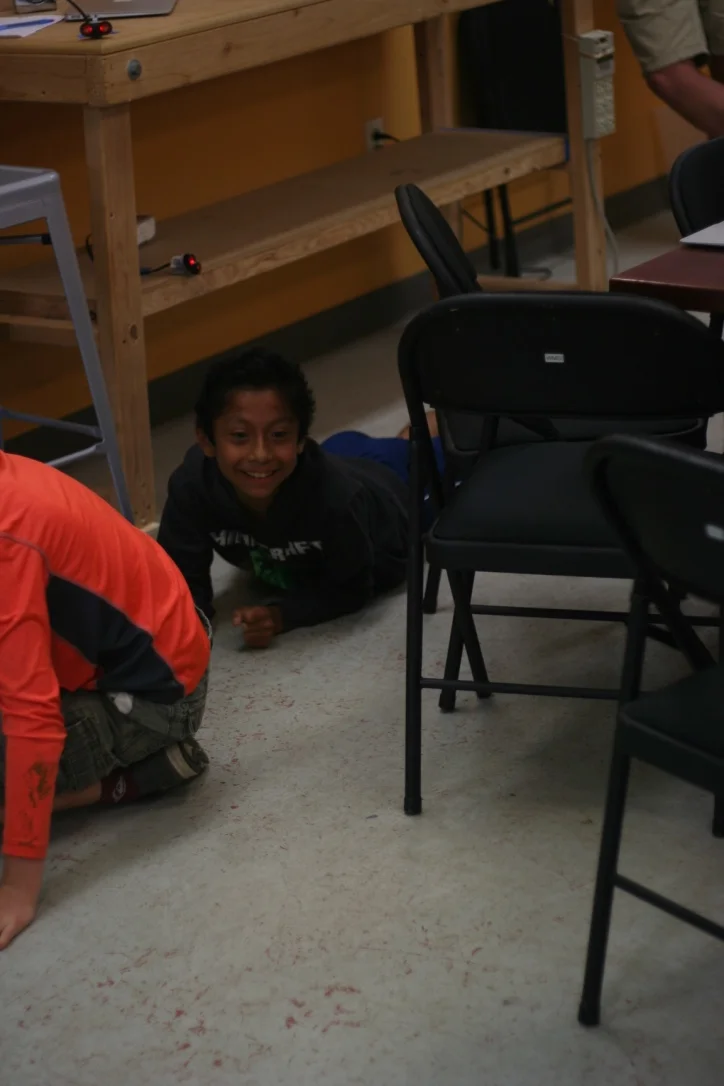  The obstacle course! 