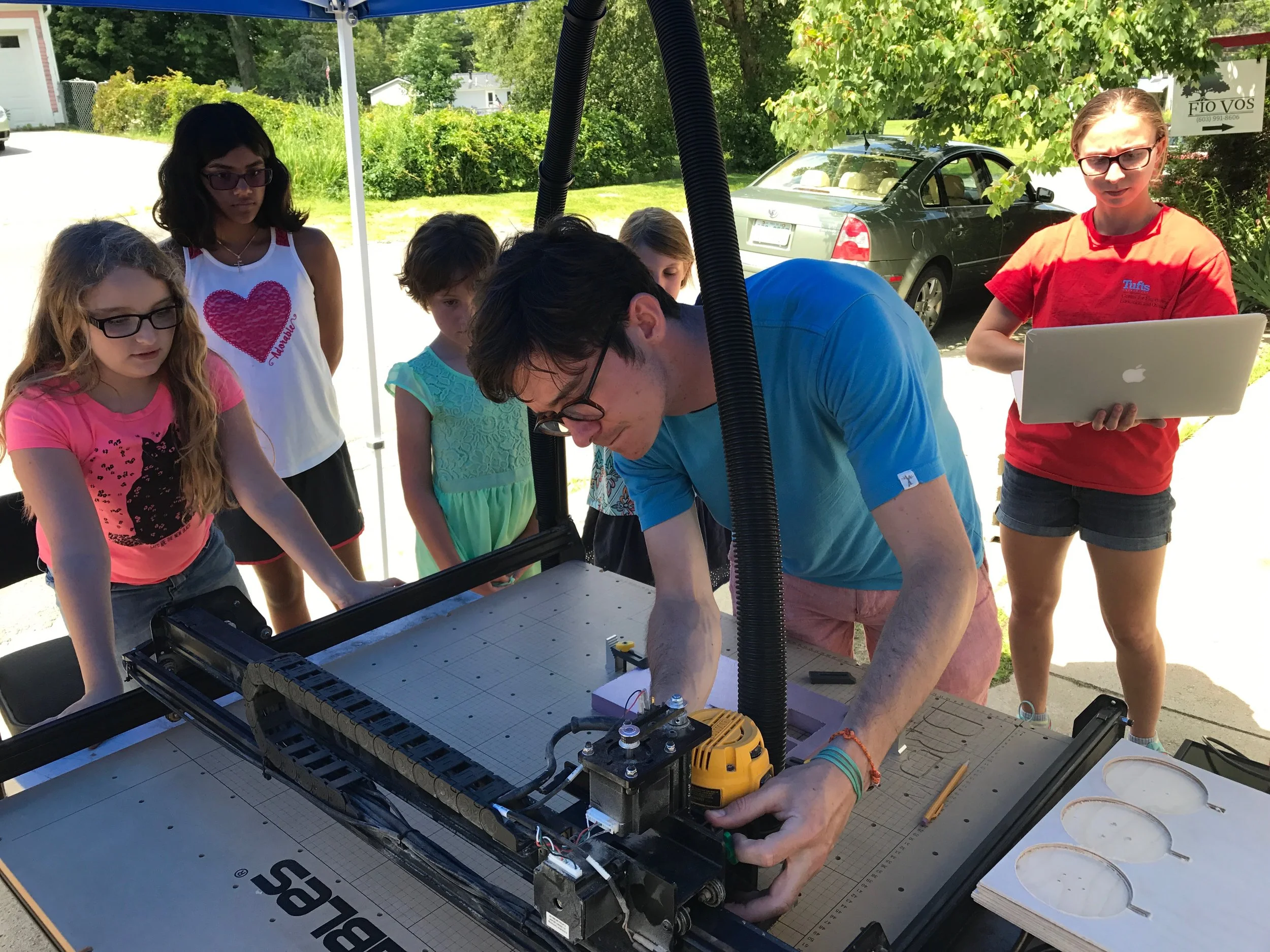  Getting ready to cut! 