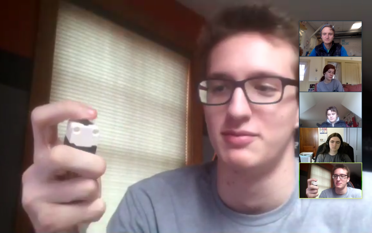  Jake getting feedback on his designs 