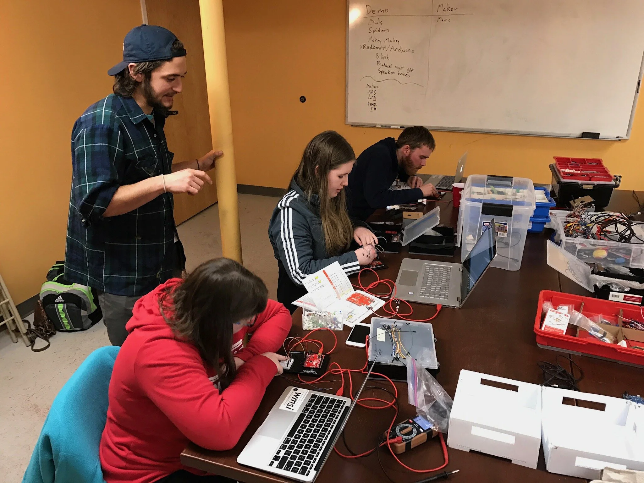   Hack n’ Hang participants hard at play  