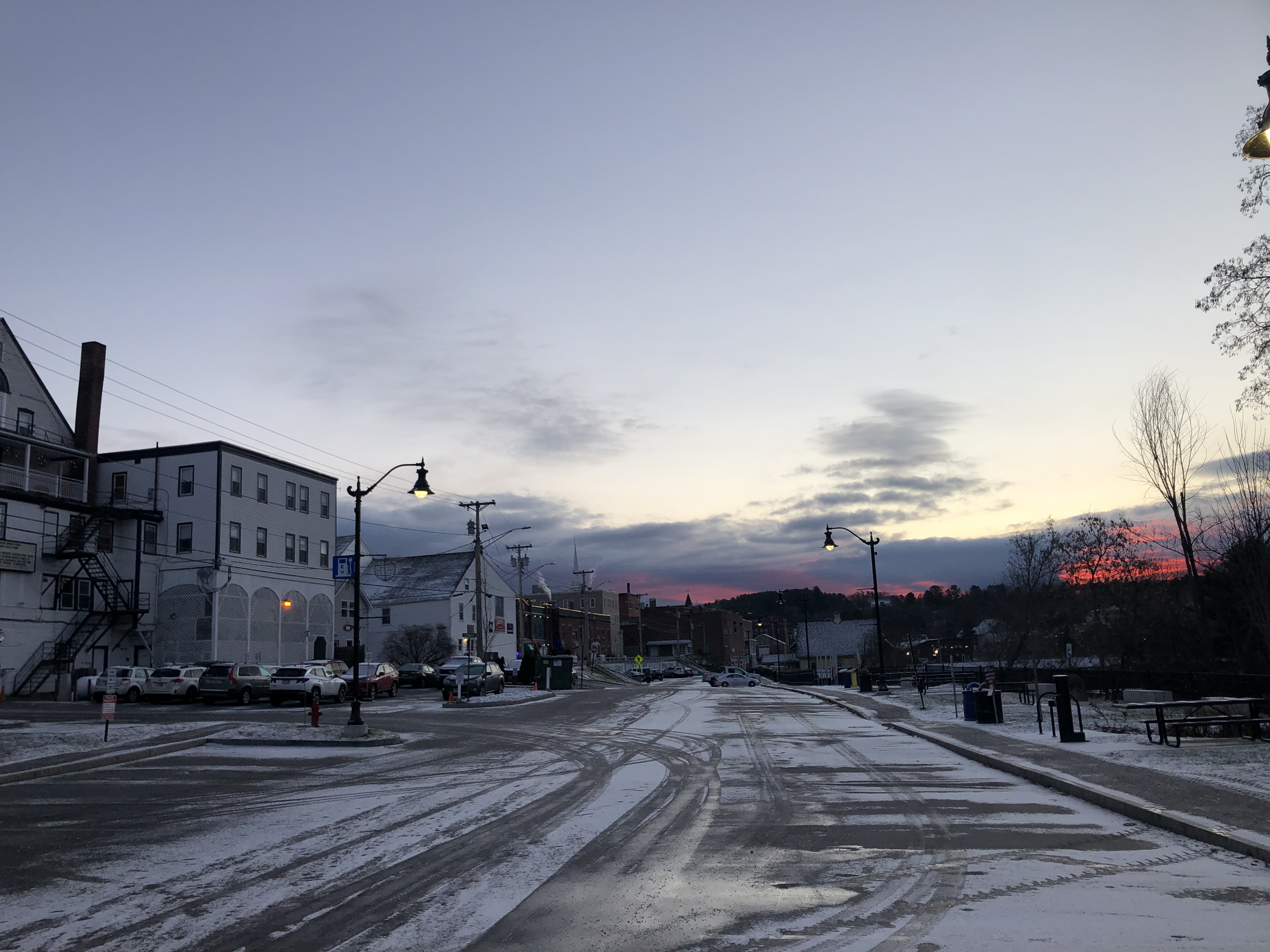  Prepping for the drive to Errol on a cold Friday morning 