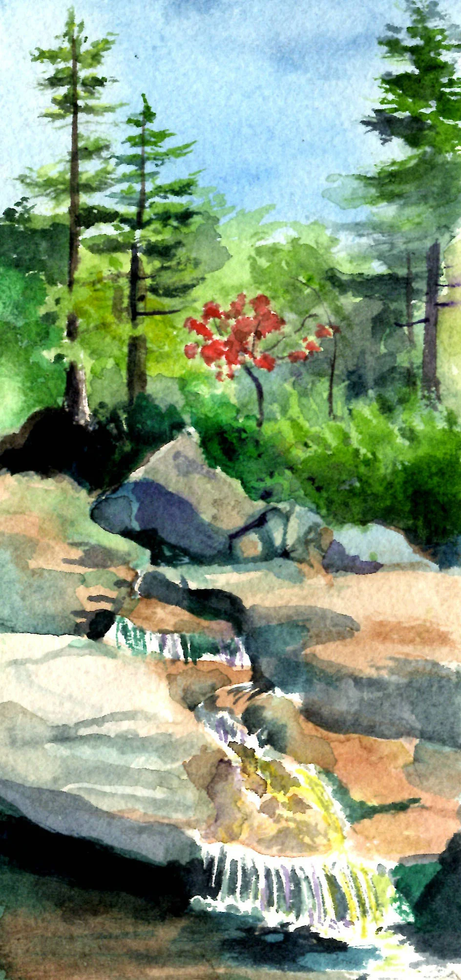 Thoreau Falls, White Mountains, NH, 9/5/14