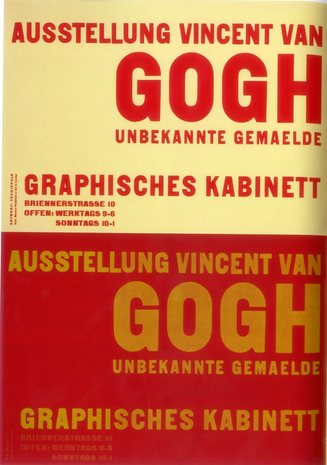 Jan Tschichold, Early Work