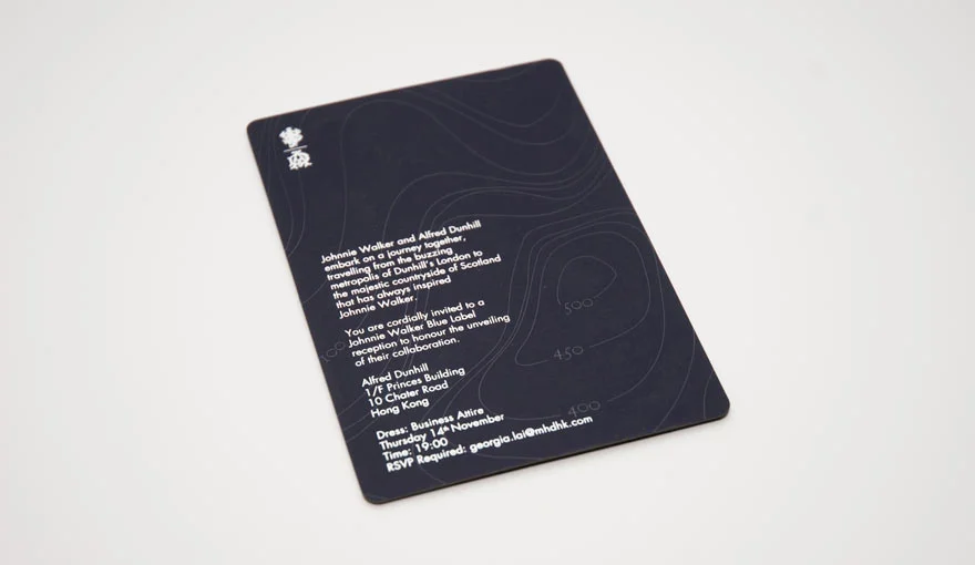 MADE FOR Johnnie Walker & Alfred Dunhill