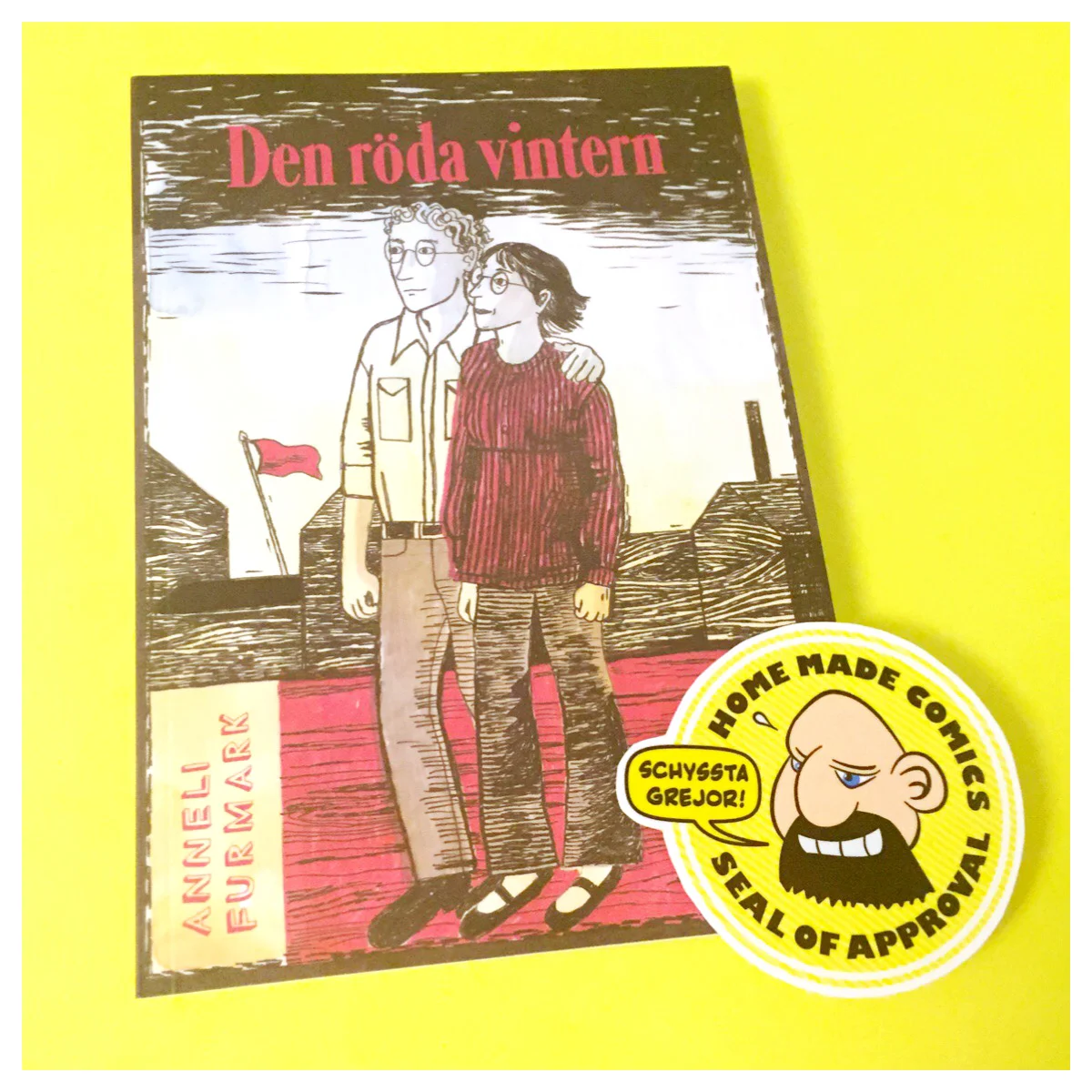 Home Made Comics Seal of Approval #170. Den röda vintern av Anneli Furmark utgiven av Kartago 2015.