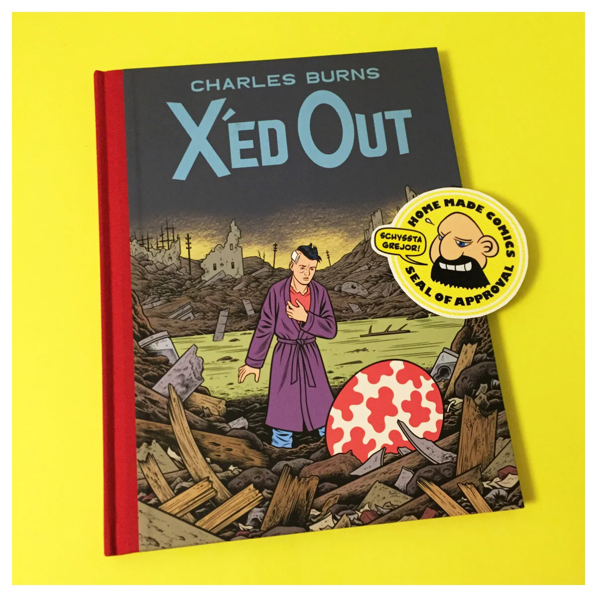 Home Made Comics Seal of Approval #174. X’ed Out av Charles Burns utgiven av Pantheon 2010.