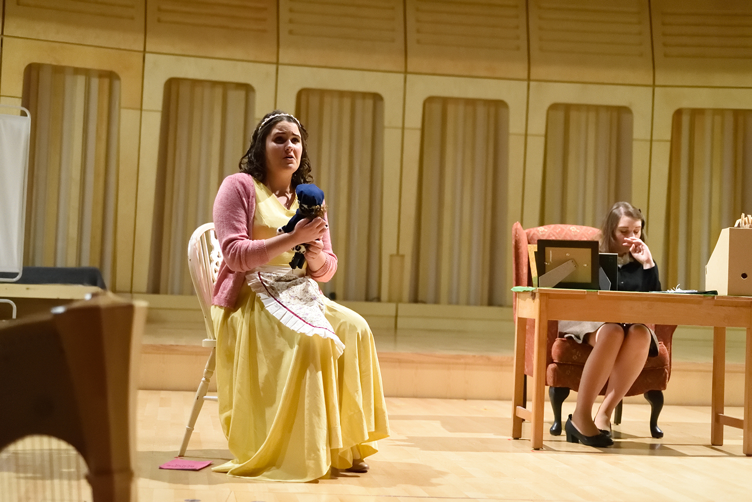 Flora in The Turn of the Screw (RWCMD, 2014). Pictured with Frances Gregory (Governess). Ben Tomlin Photography 2014