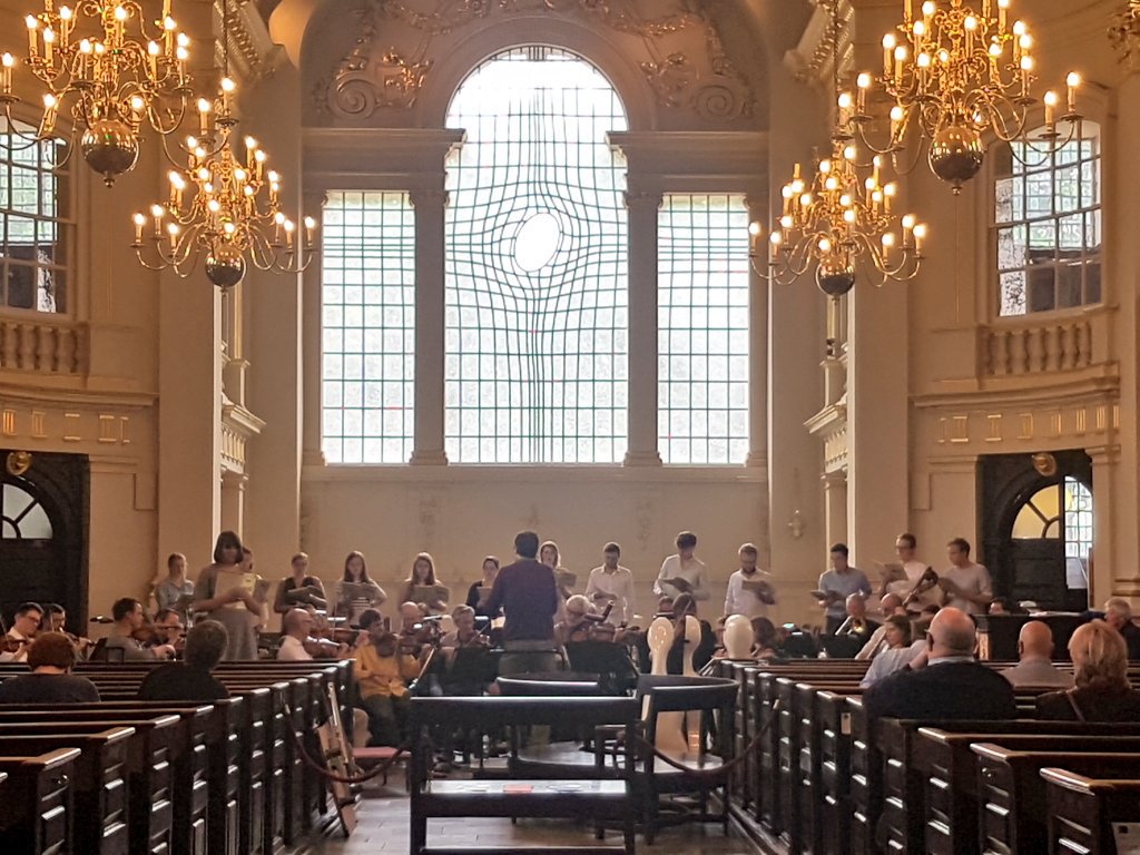 Emily performing as the Soprano 1 soloist in Mozart's Great Mass in C Minor at St Martin-in-the-Fields, with The Academy of St Martin-in-the-Fields, 2017