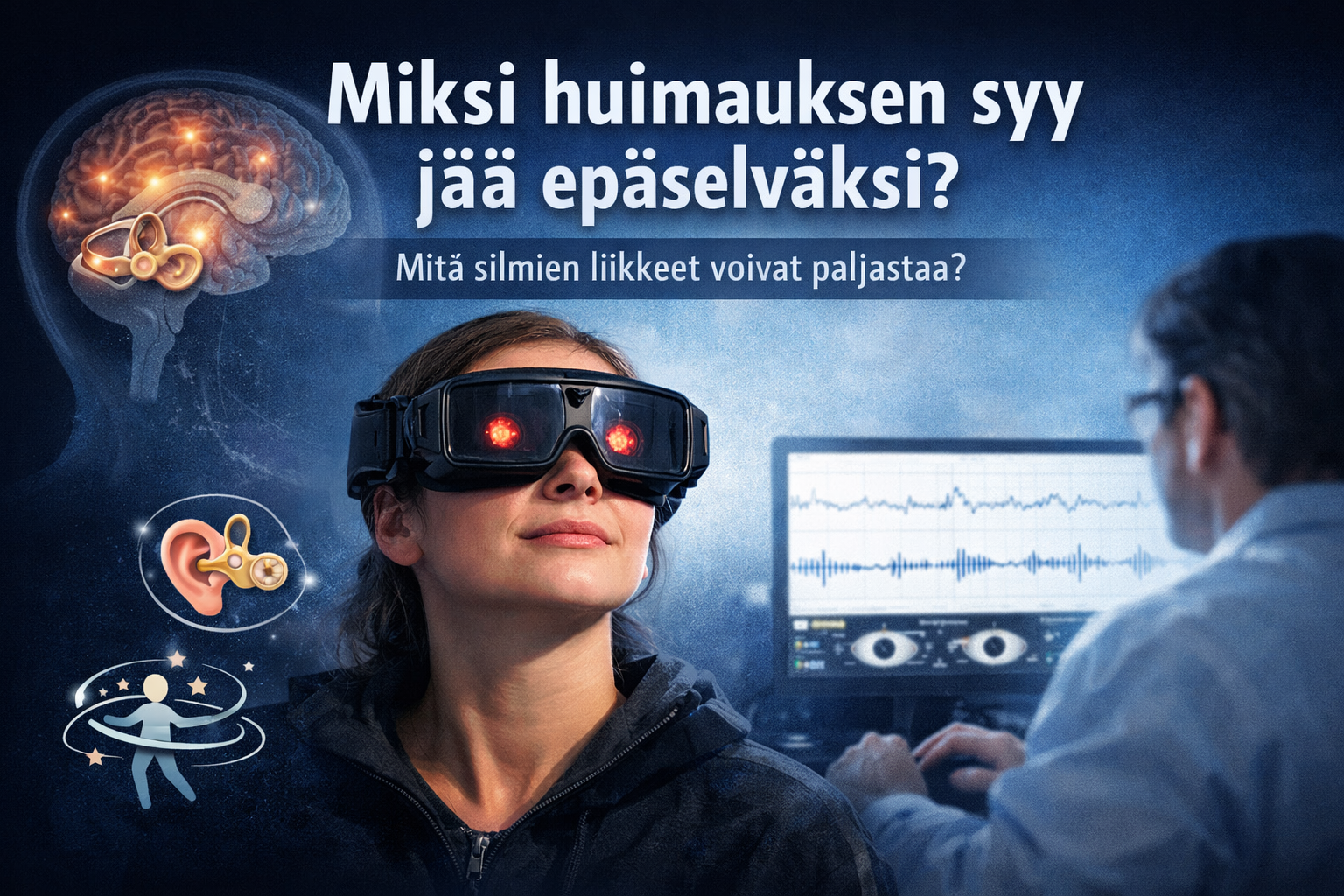 Miksi huimauksen syy jää usein epäselväksi – ja mitä silmien liikkeet voivat paljastaa?