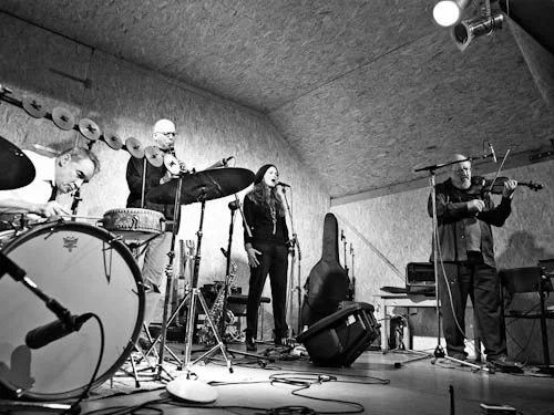 Jazzgalerie Ulrichsberg 2011 with Paul Lovens, Phil Wachsmann, Michael Moore