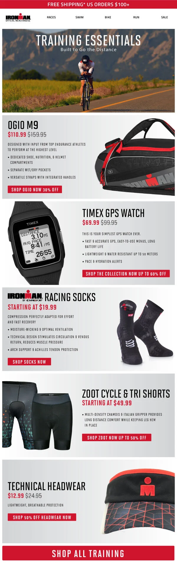 IRONMAN® Training Essentials E-mail