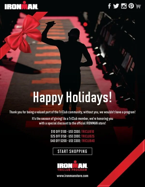 TriClub Happy Holidays E-mail