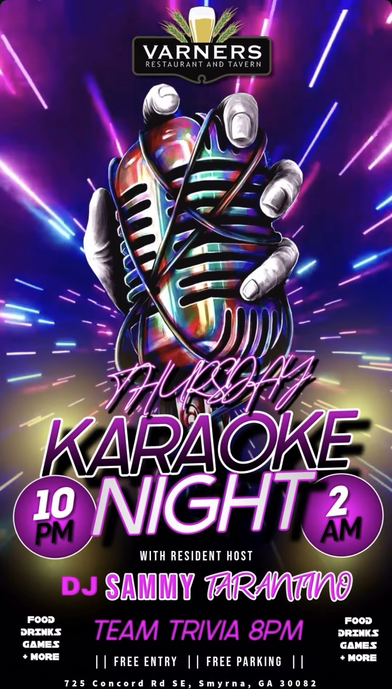 KARAOKE @ VARNERS TAVERN