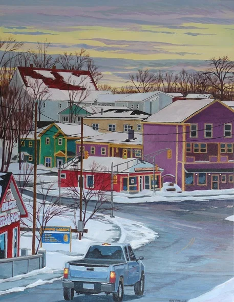 Early Morning, Entering Main Street