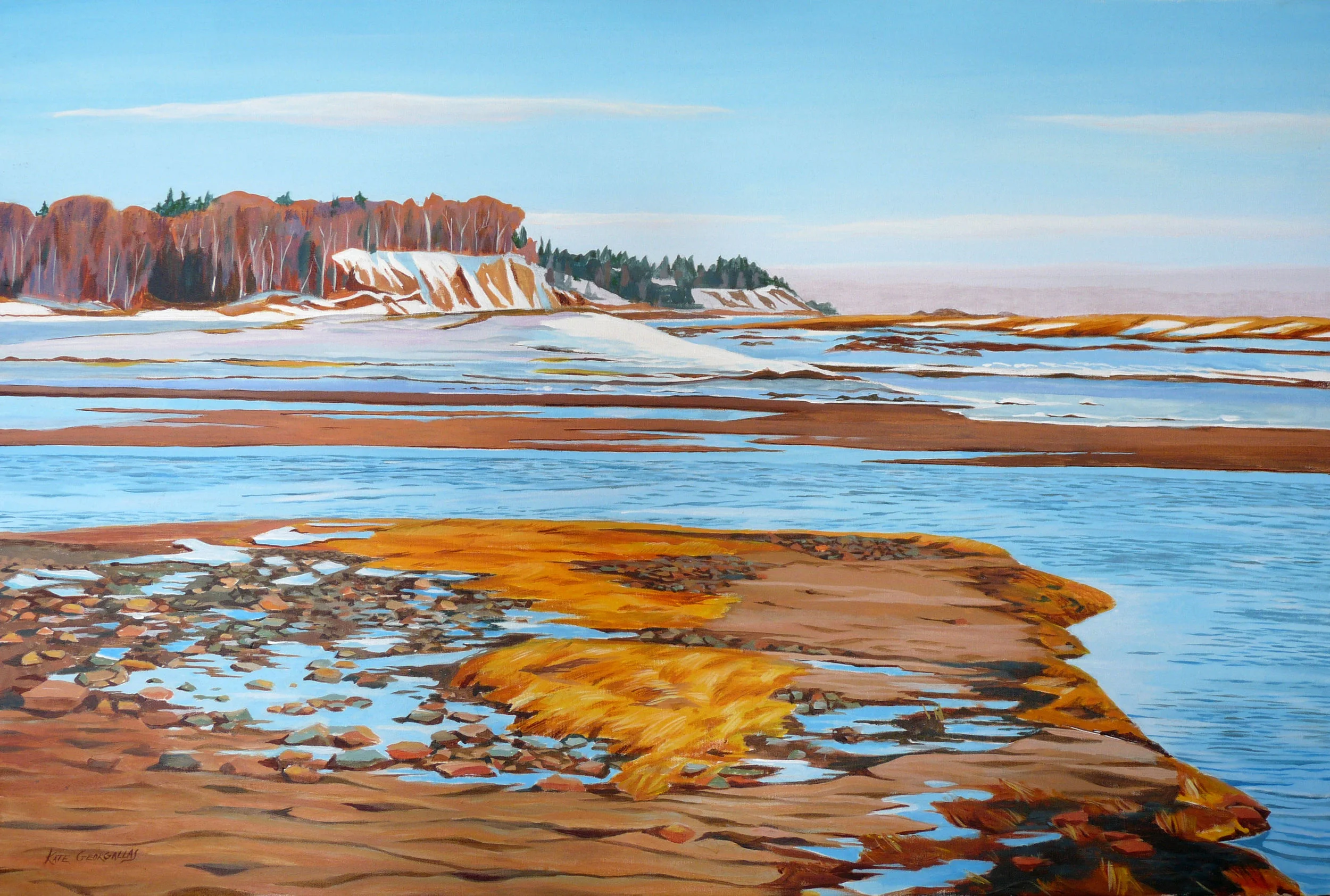 Crrystal Cliffs, winter blues