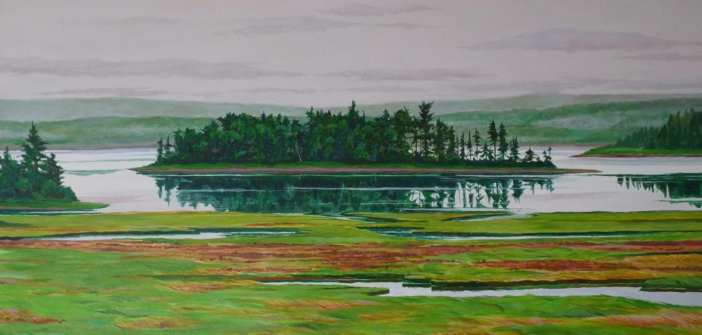 After the rain, small Island