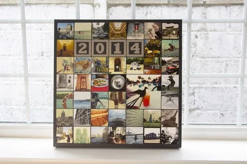 An Instagram grid collage