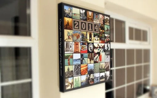 Instagram personalised photo collage print size 20x20 Inches