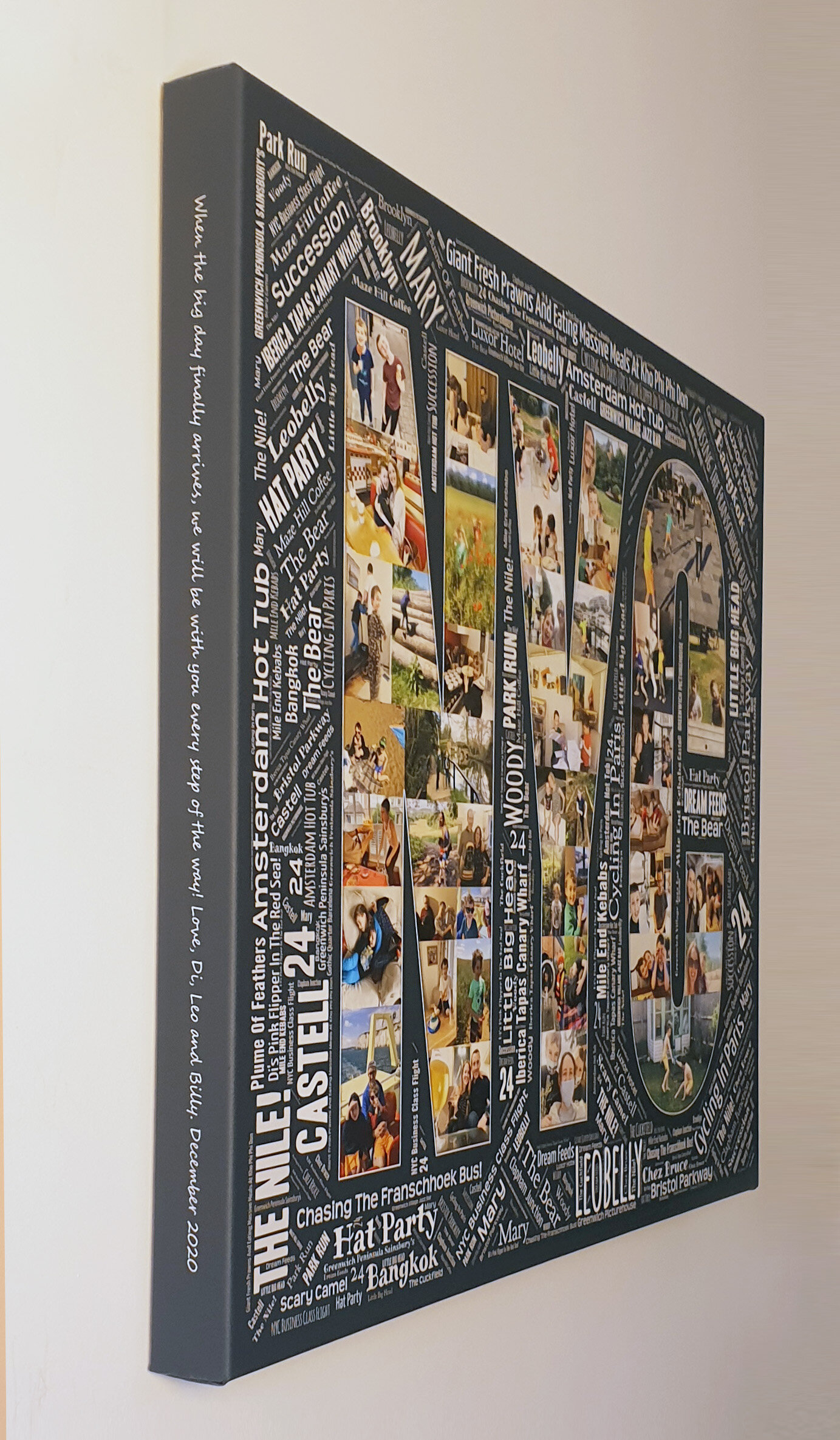 Word Art Text Collage — Red Canvas LTD