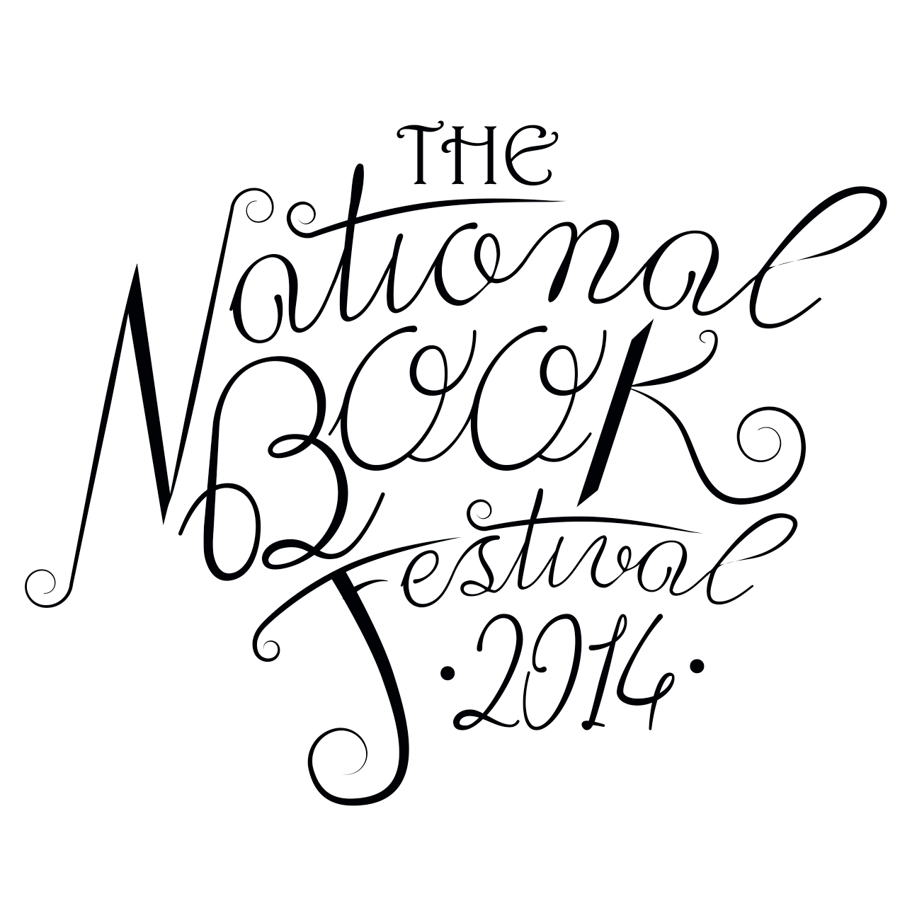 Logo for the Malta 'National Book Festival 2014'