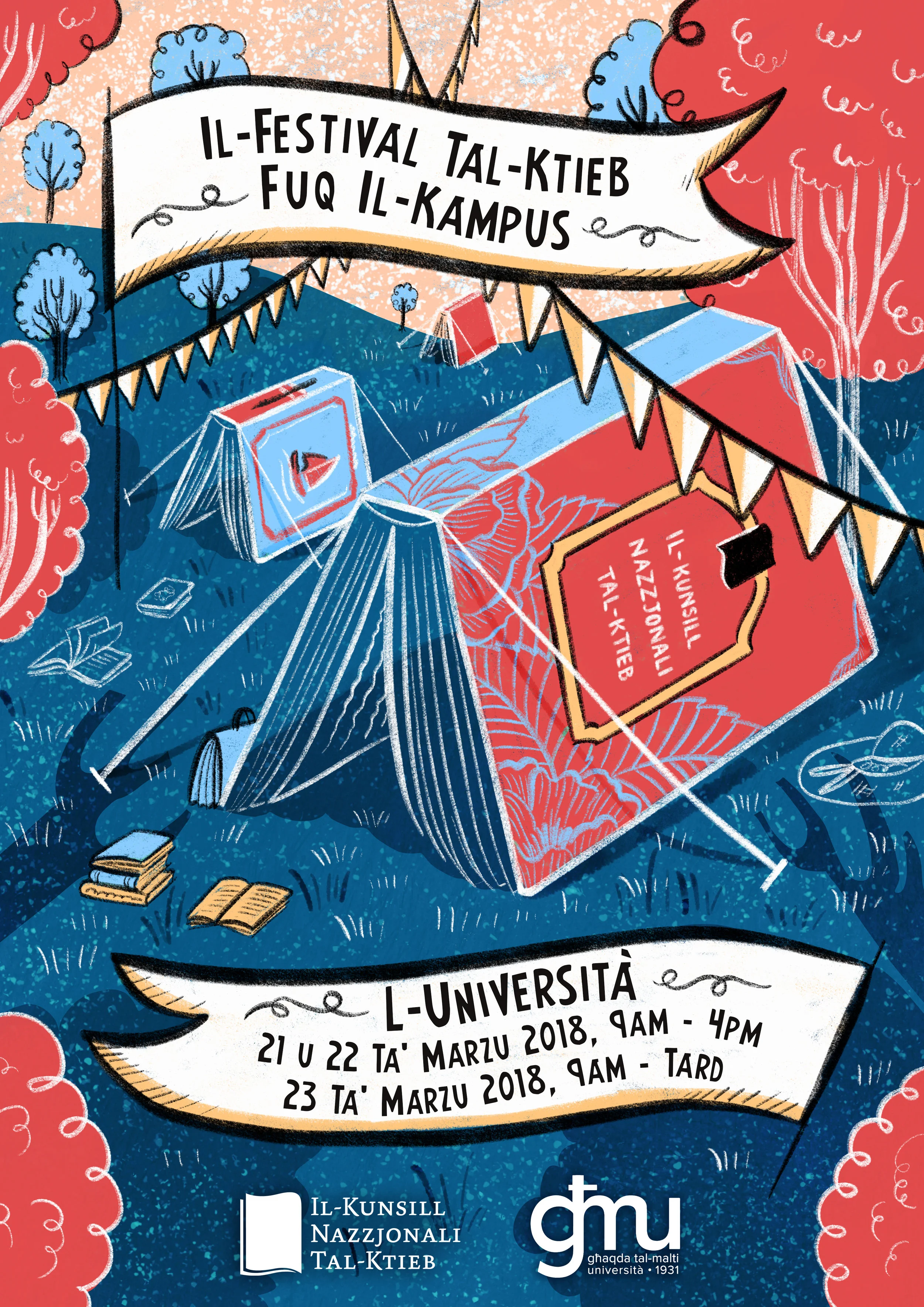 For this project I designed and illustrated a poster, social media banners and a festival programme.