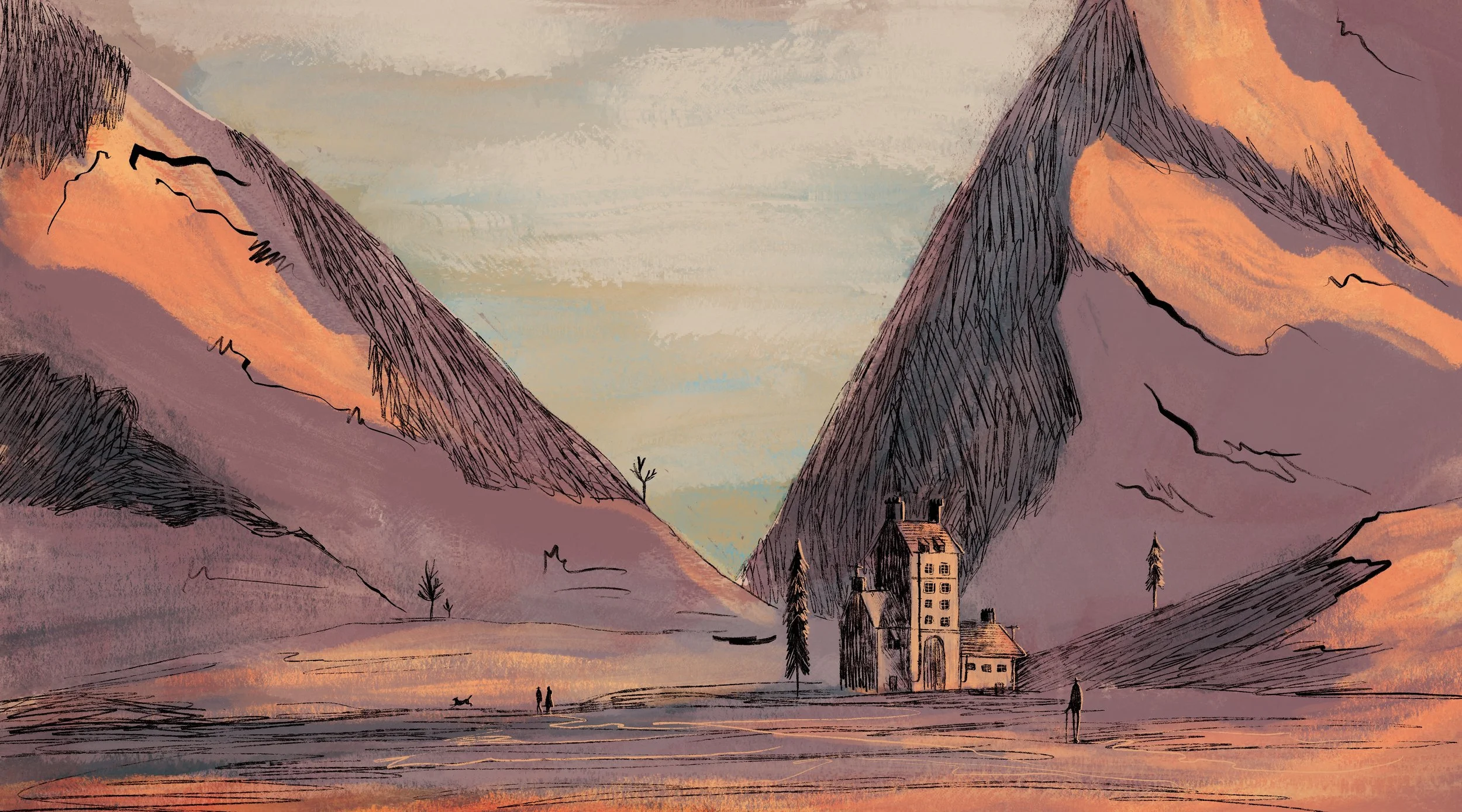 Characters and misplaced architecture.