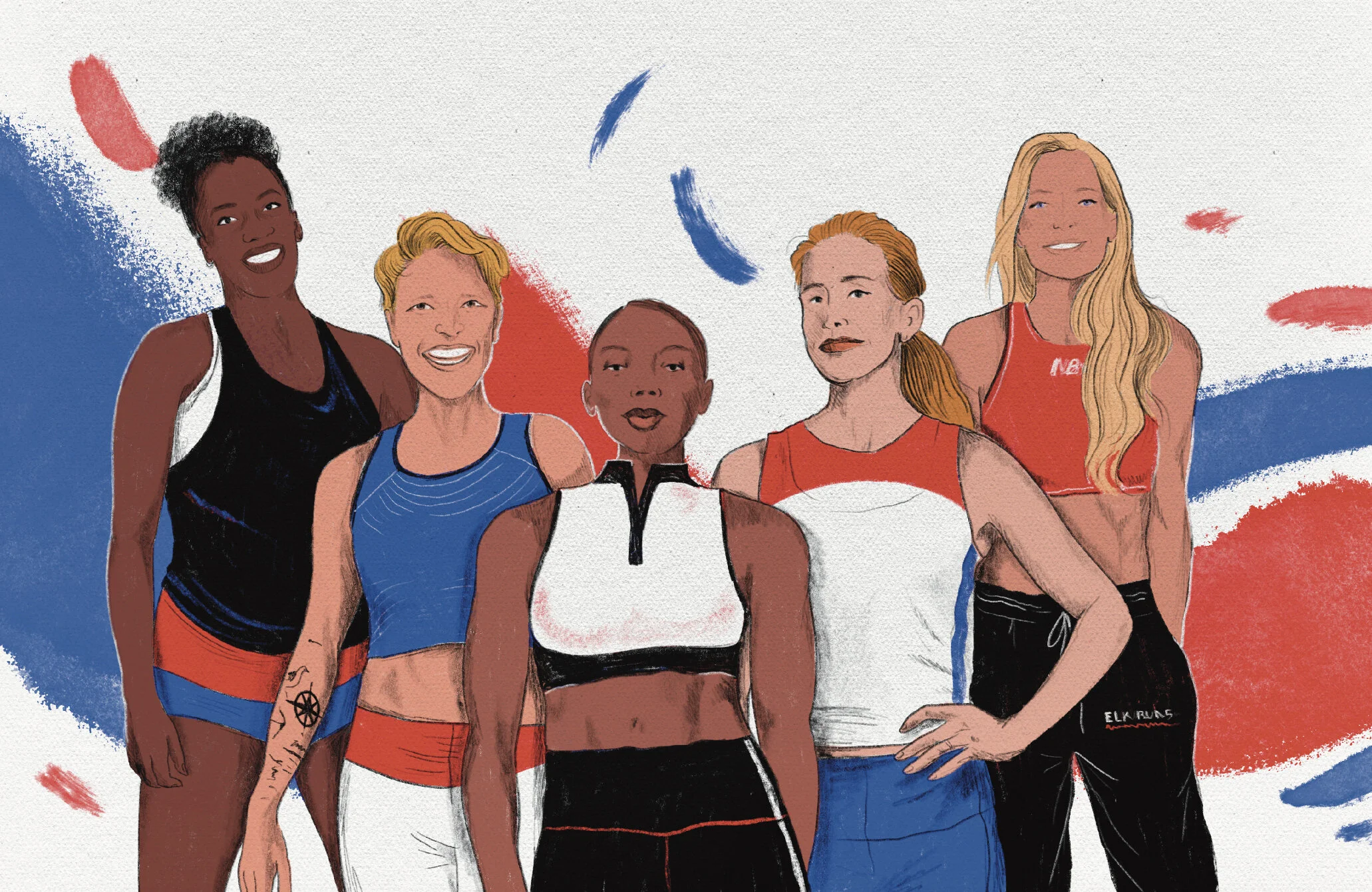 Illustrations for Women's Running Magazine (US) Winter 2020