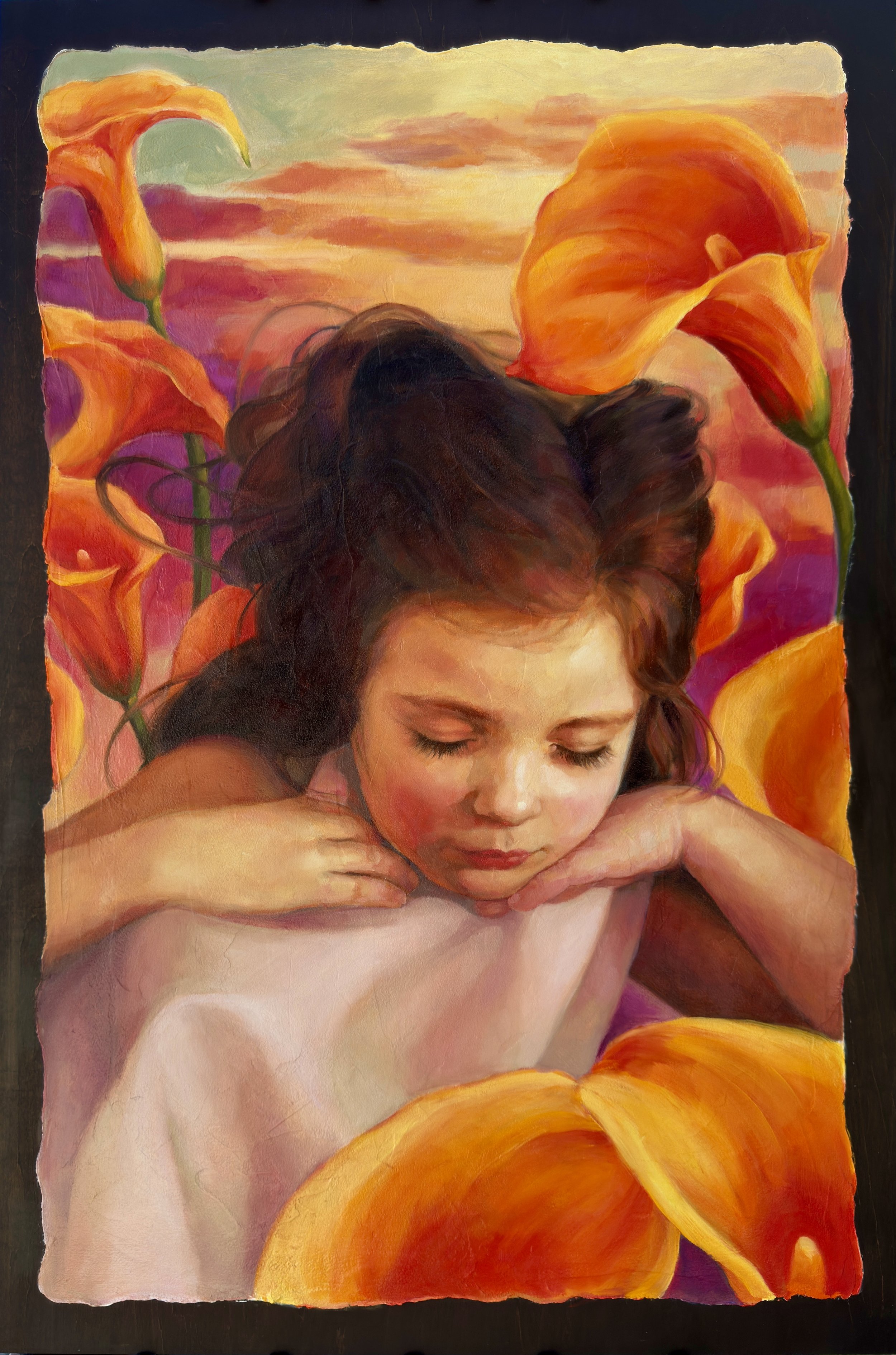 LILIES EMBRACE - SOLD