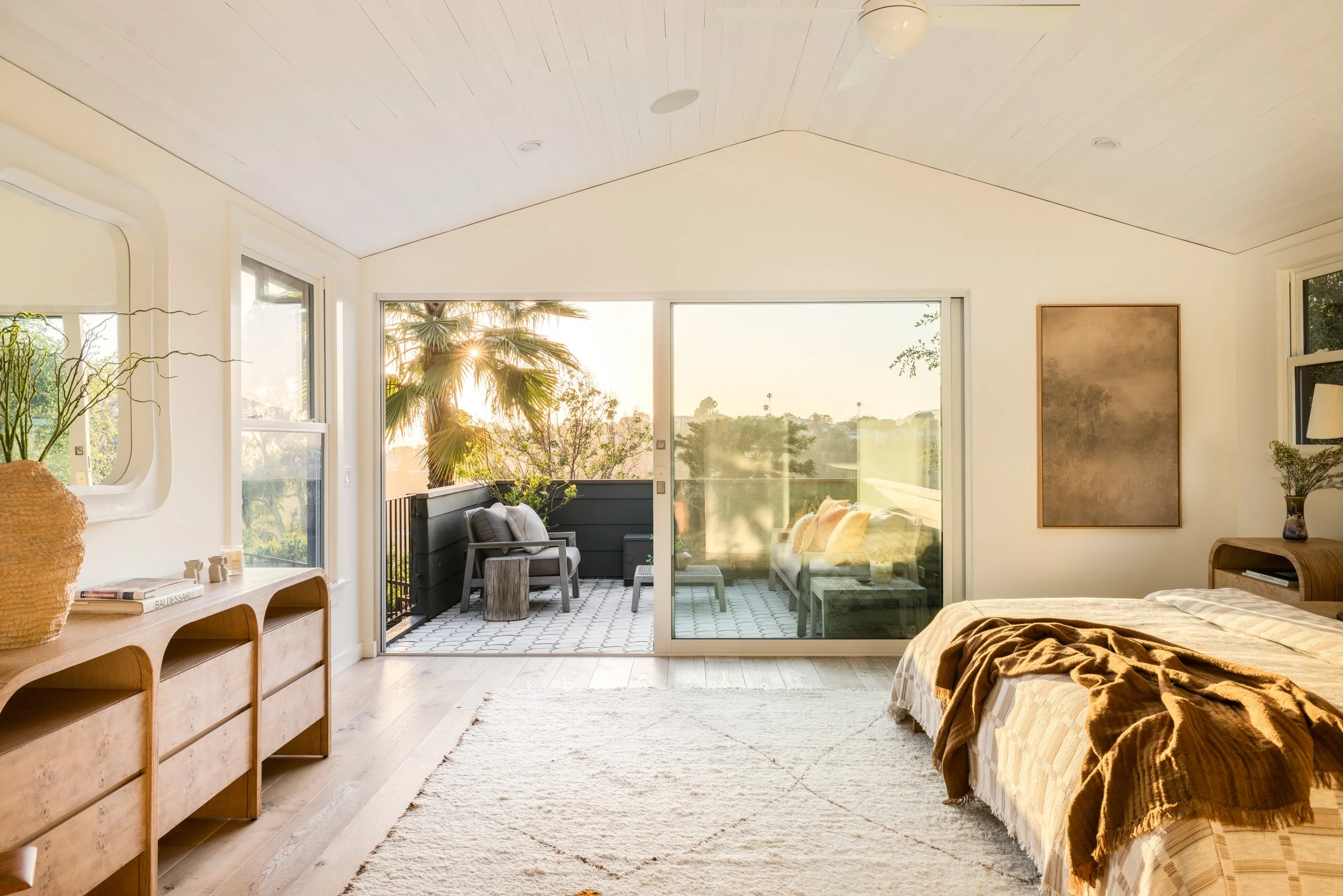 Silver Lake home for sale with primary bedroom, private balcony, and hillside views