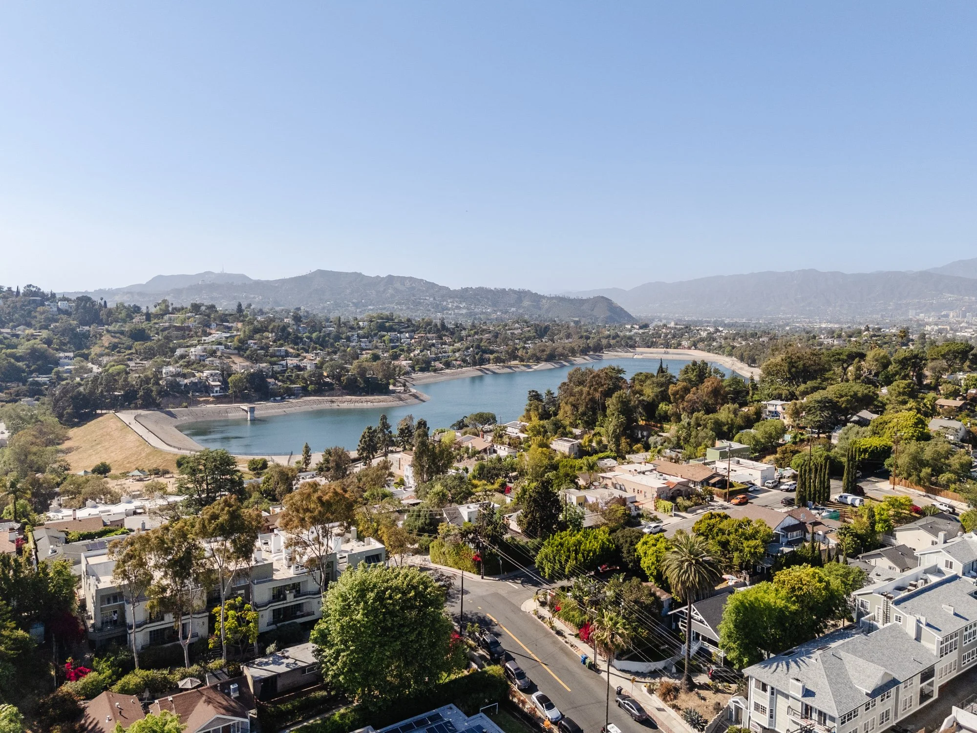 Silver Lake hillside homes with city views in Los Angeles, a highly competitive segment of the Silver Lake real estate market