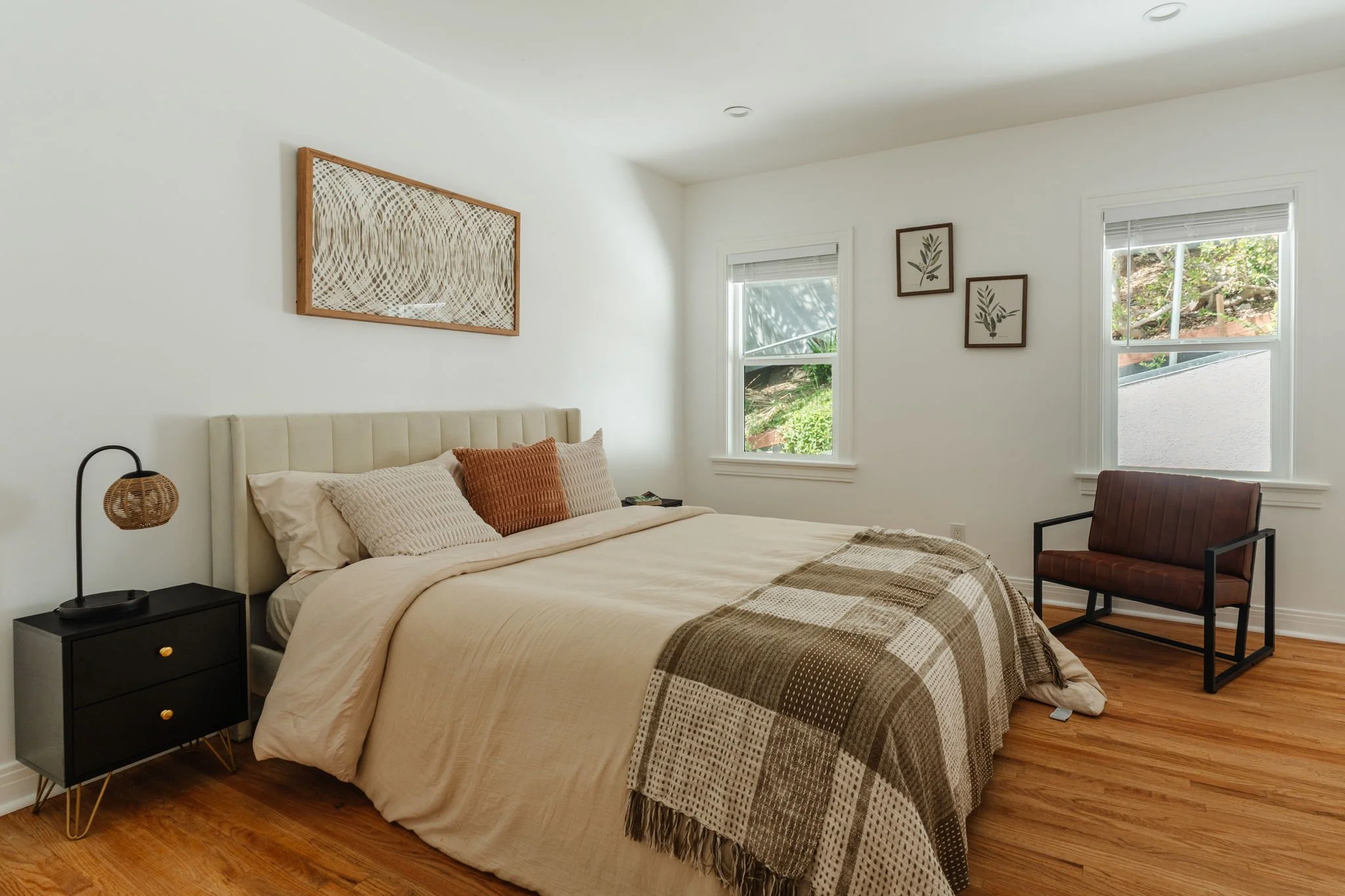 Spacious bedroom in renovated Spanish duplex in Northeast Los Angeles
