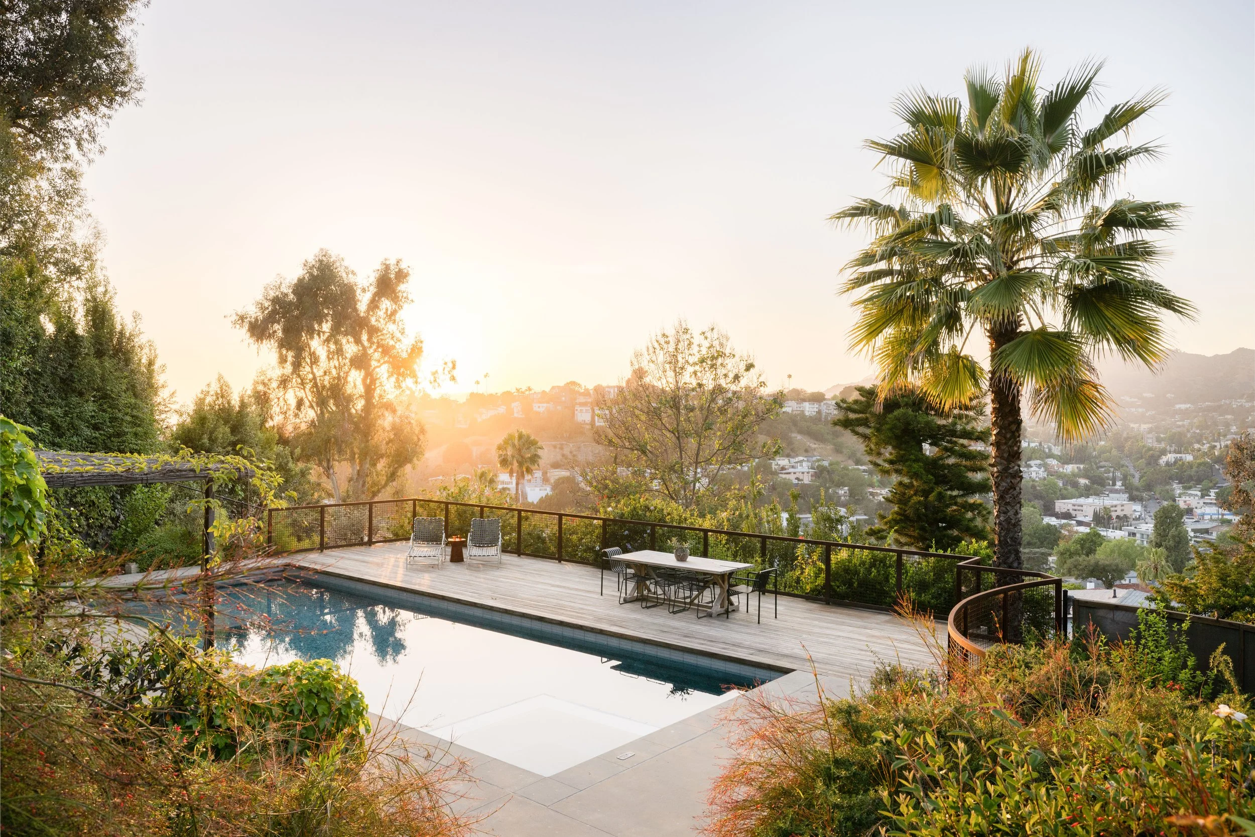Silver Lake home with pool and panoramic hillside views, the type of property that often receives multiple offers in the Silver Lake real estate market