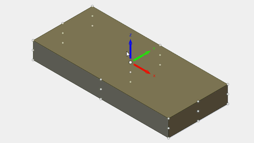 Each arrow of the triad is broken down into the arrow stem, and arrow head.
