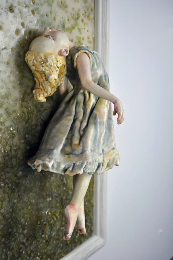 “Weightless Ascent” 27.5”H x14” L x 6.5”D