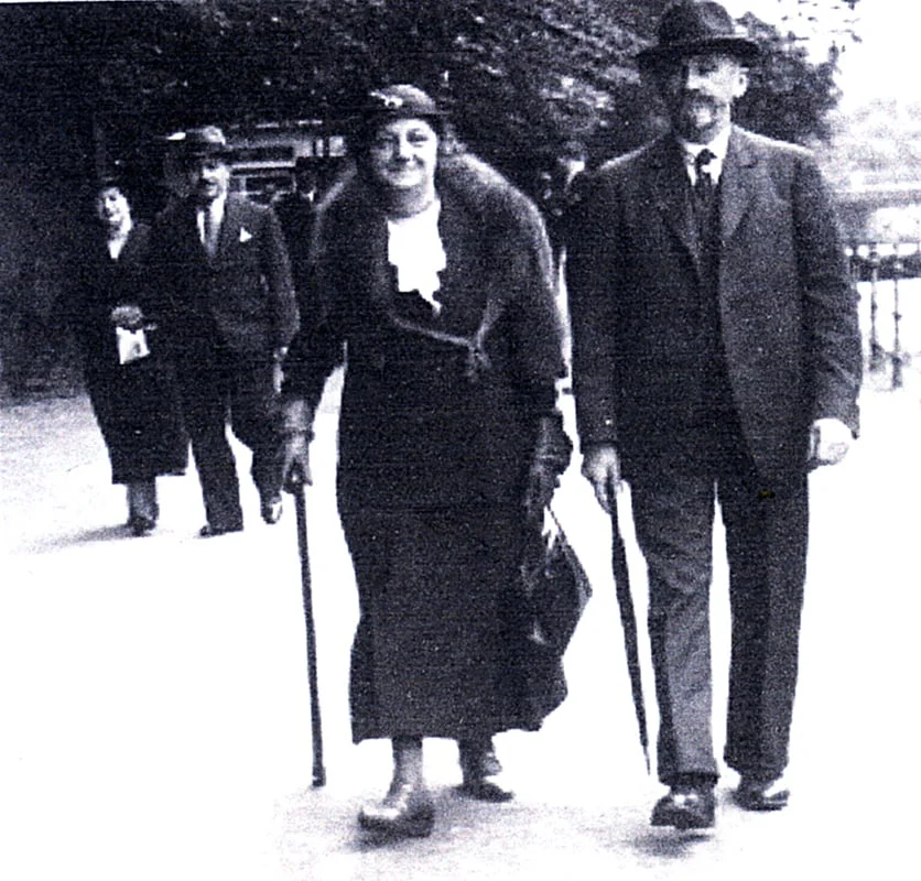 Susi’s grandparents. Her Grandmother died in Auschwitz and her Grandfather died in Theresienstadt Concentration Camps. They were encouraged to go into trains by being told they were to go to an ‘Old People’s Home’.