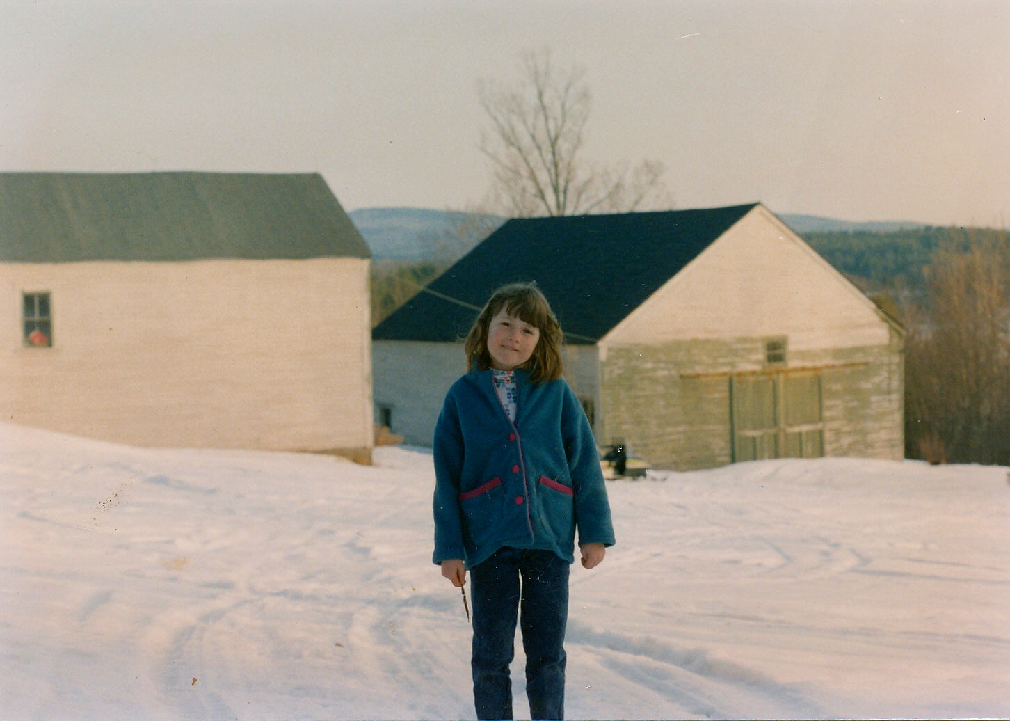 Tapping sap with Dad, circa 1994