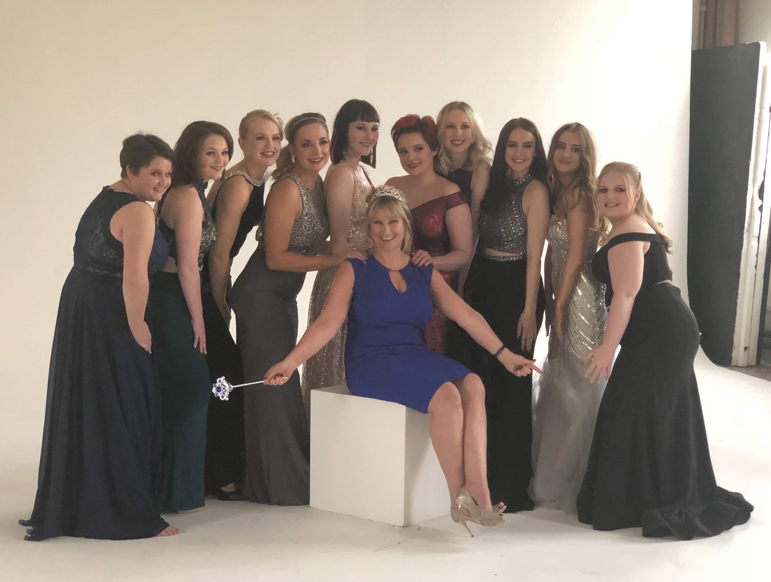 Runway on the Runway Producer, Margo Cornish with some of her beautiful Cinderella’s as featured in the Daily Mail on 5th January 2019.