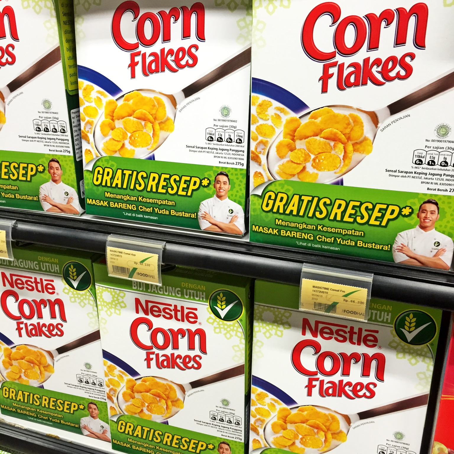 Being the face of Cornflakes