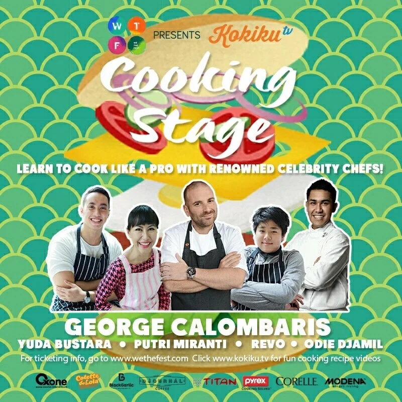 Cooking demo with George Calombaris masterchef Australia