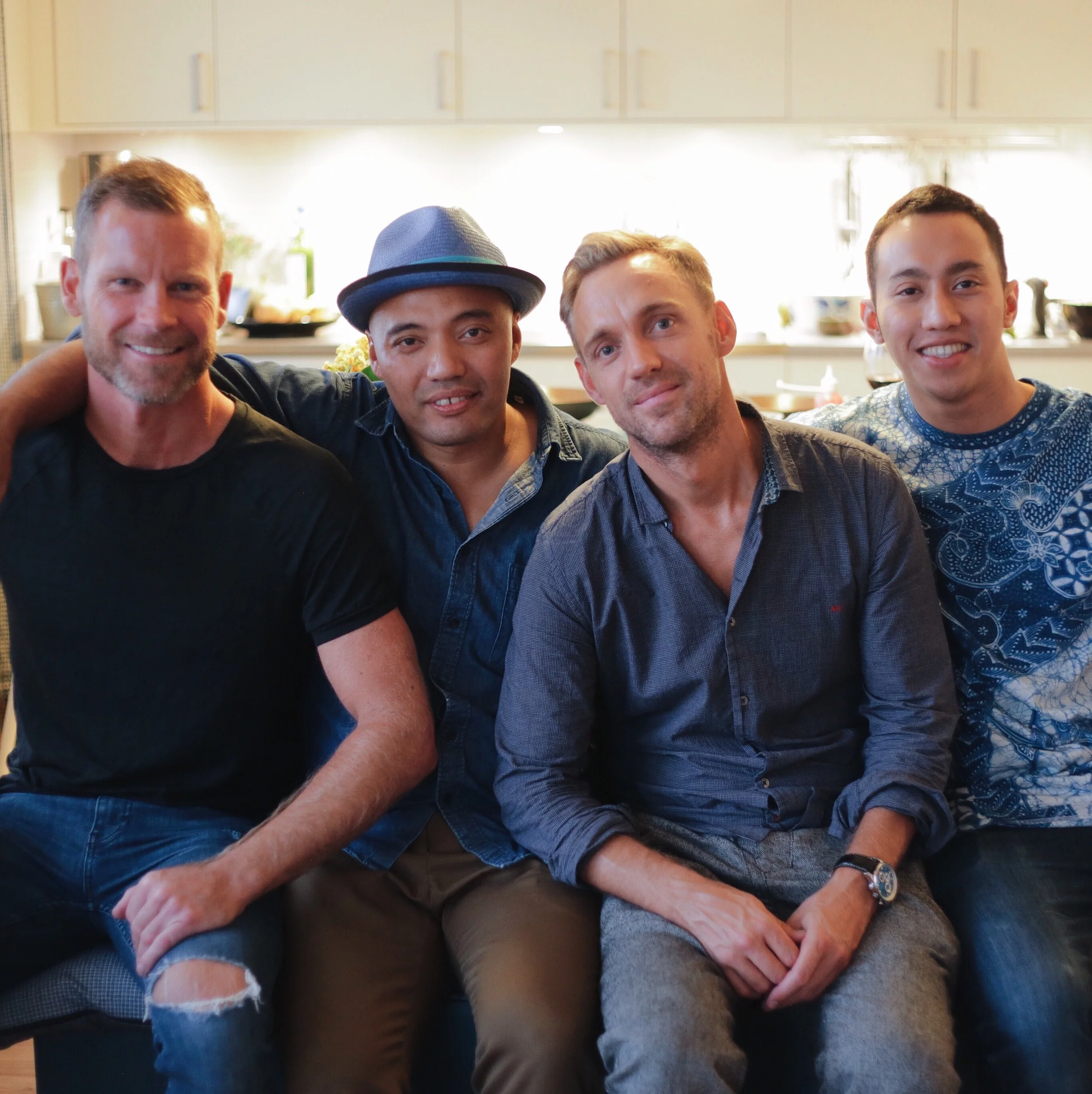 Shooting with local celebrities and chefs for Swedish cooking show