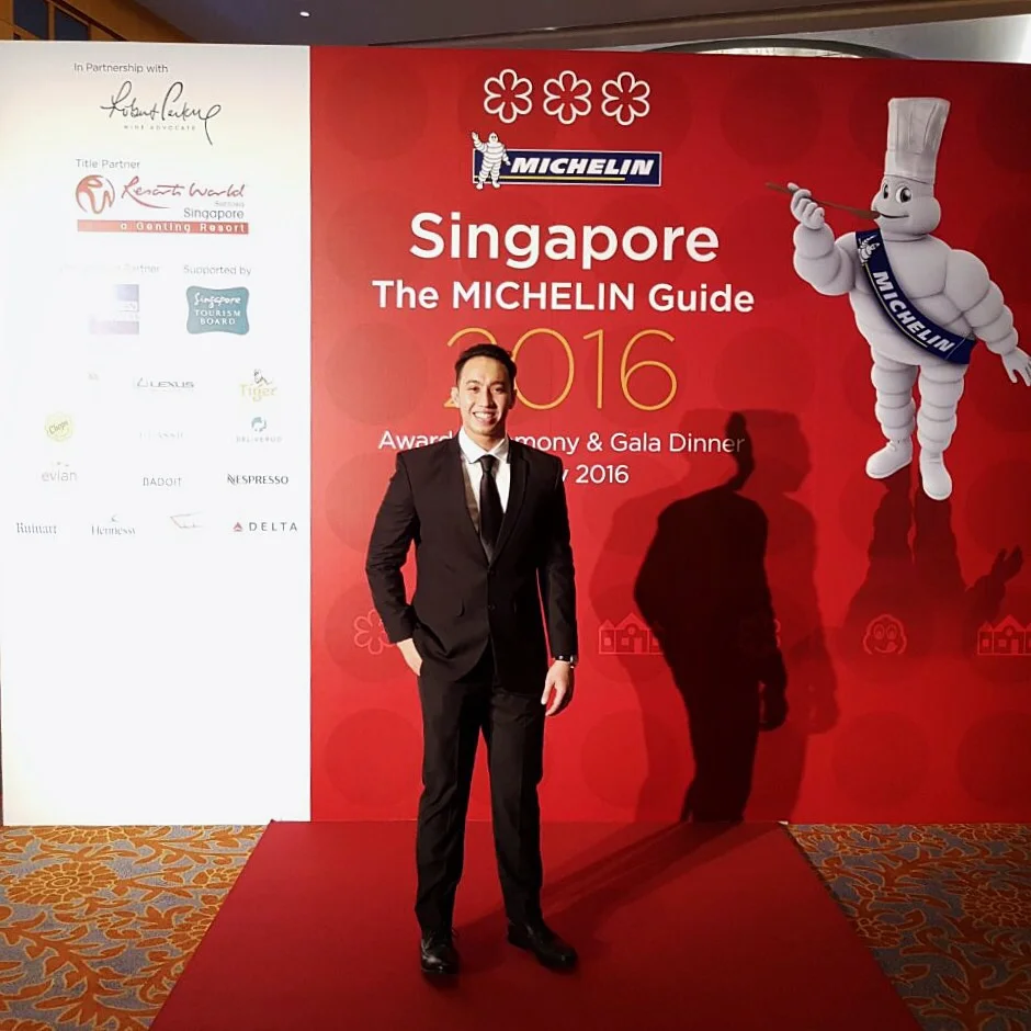 at Michelin Guide Gala dinner Singapore