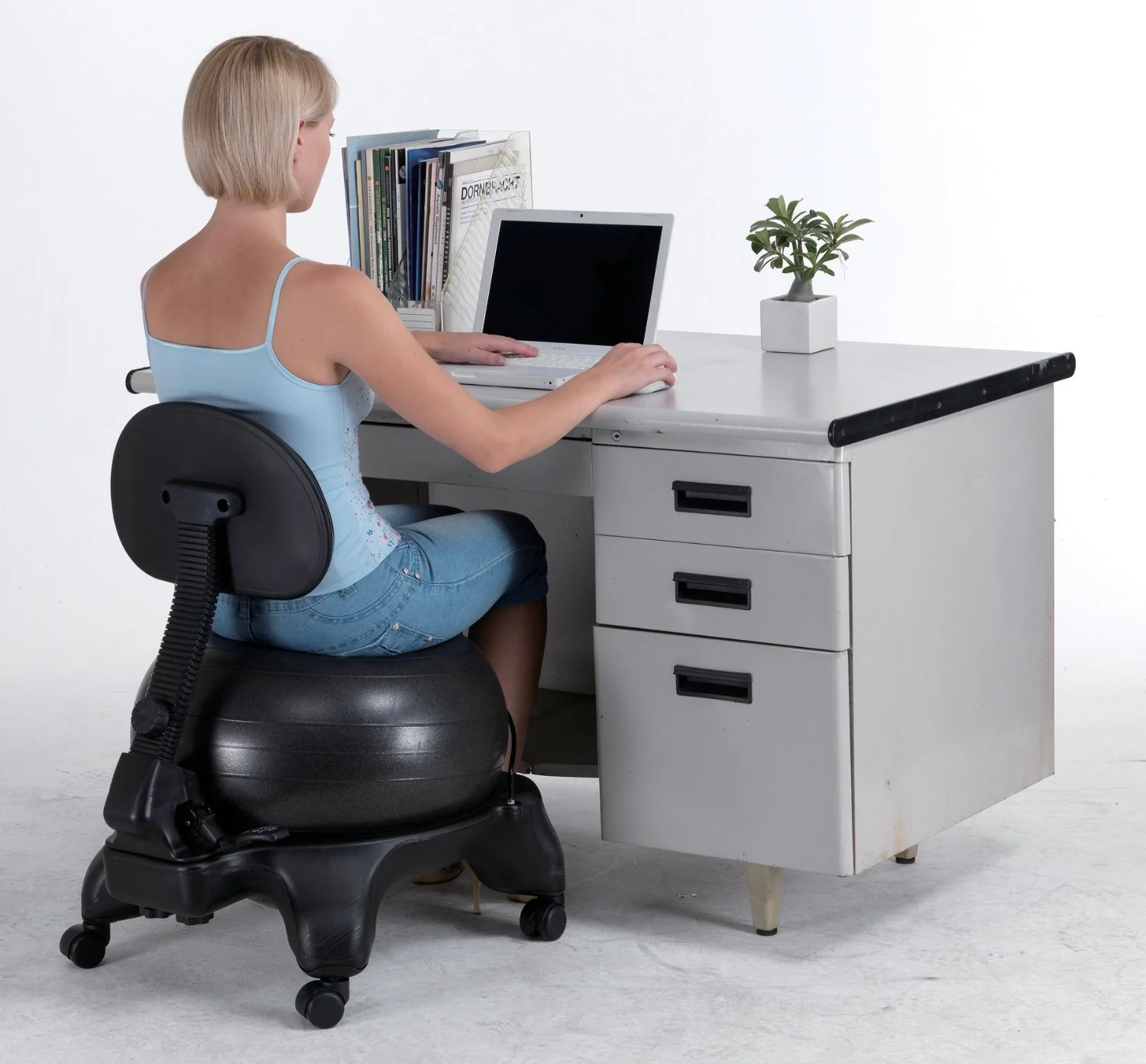 exercise ball desk chair