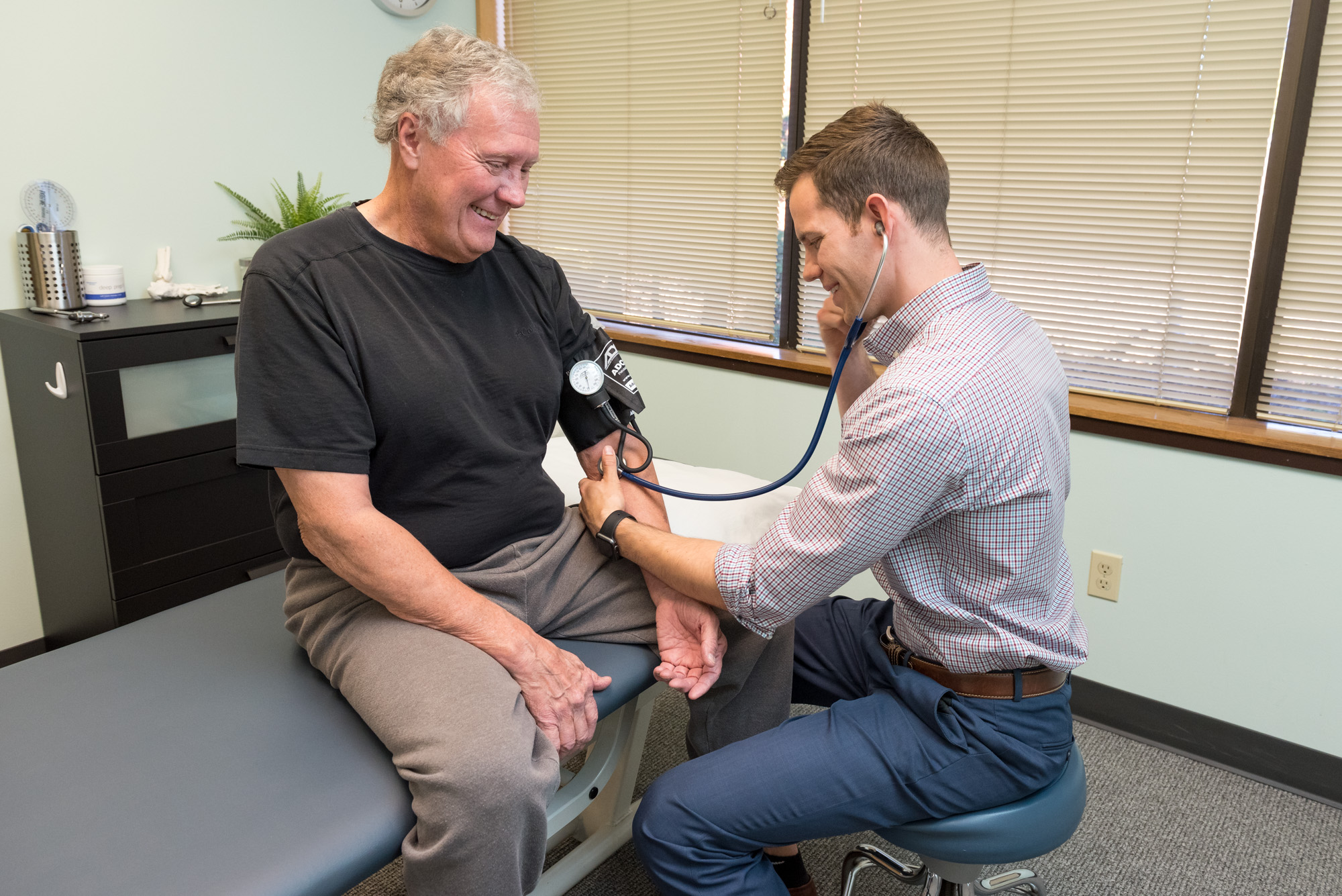 Work with a doctor of physical therapy