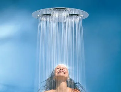 Wash yourself inside and out with water.