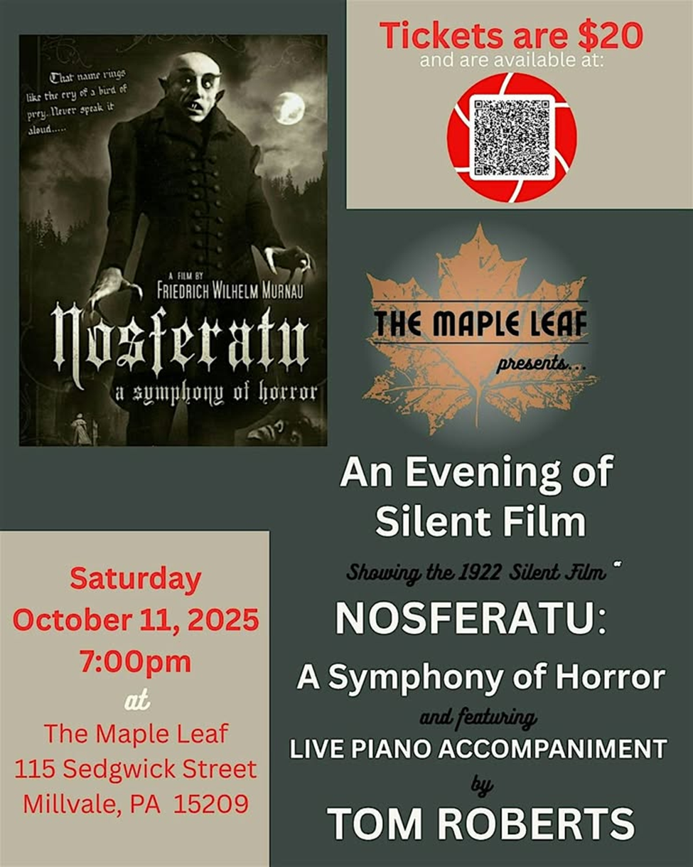 Nosferatu at The Maple Leaf with Tom Roberts