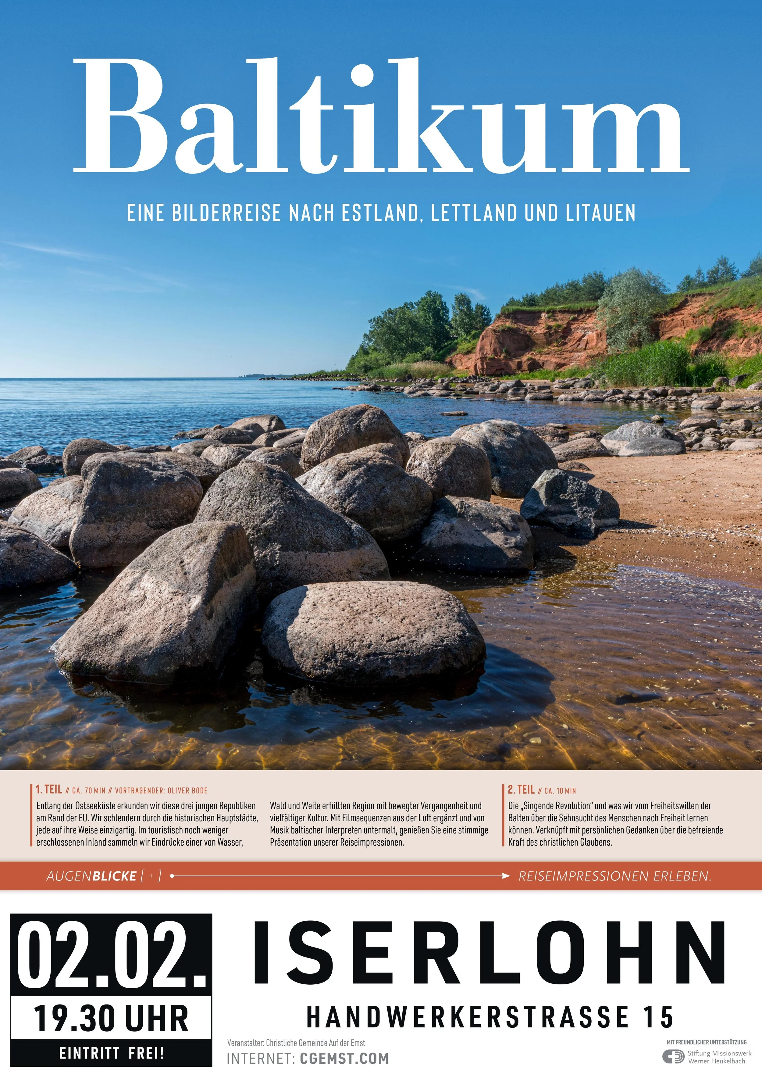 BALTIKUM - Eine Bilderreise nach Estland, Lettland und Litauen am 02.02.23 um 19.30 Uhr