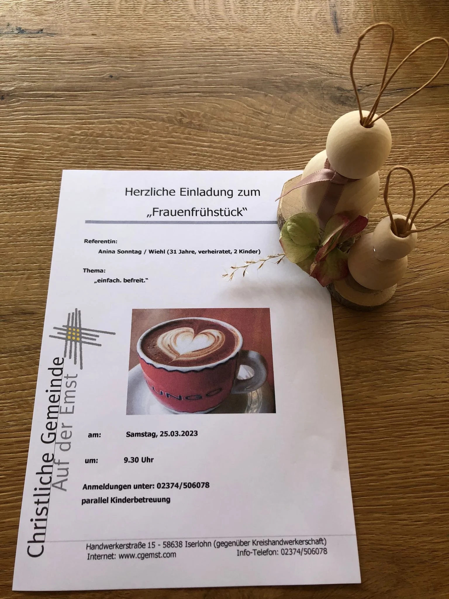 Frauenfrühstück am 25.03.2023